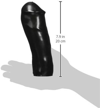 Elegantiškas 20 cm ilgio dildo su plačiu pagrindu saugiam naudojimui