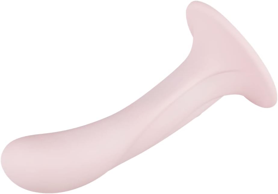 Rechargeable curved G-spot vibrator made of silicone, waterproof