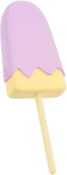 Vibrating Popsicle-shaped top vibrator 13.5 cm, bright colors