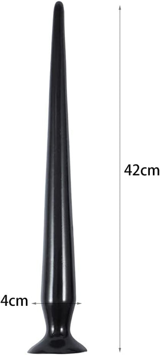 Soft Anal Dildo with Realistic Shape and Strong Suction Cup - Medium