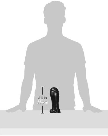 Skaidrus ir minkštas dildo 22 cm ilgio intymiam malonumui