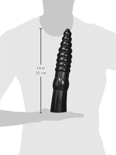 Sturdy 34 cm long black Stroker dildo - reliable and durable