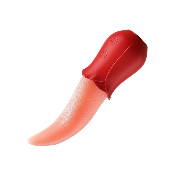 Leisi, Realistic Vibrating Clitoral Tongue Massager with 10 Modes