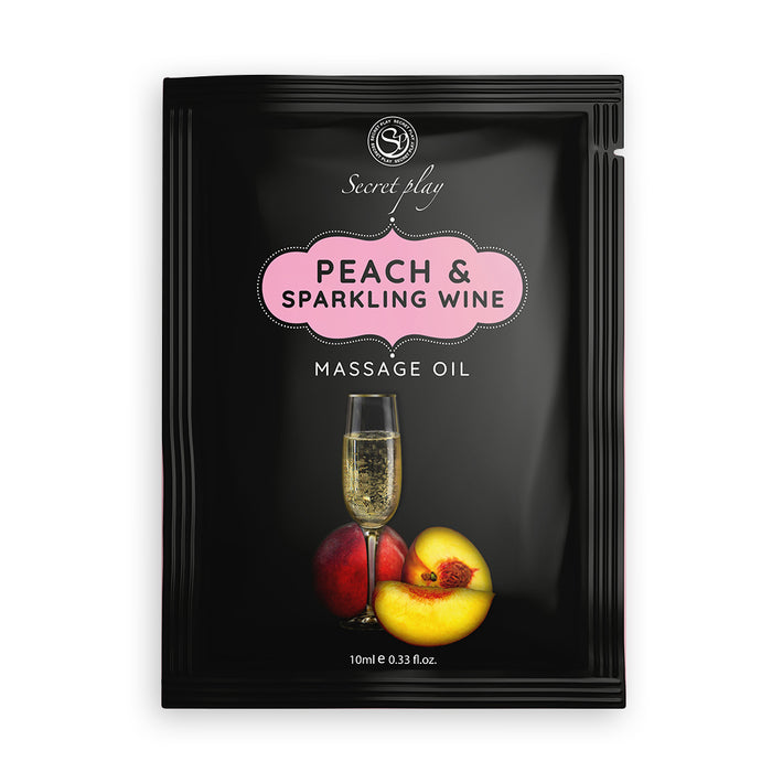 Peach & Sparkling Wine masažo aliejus 10ml