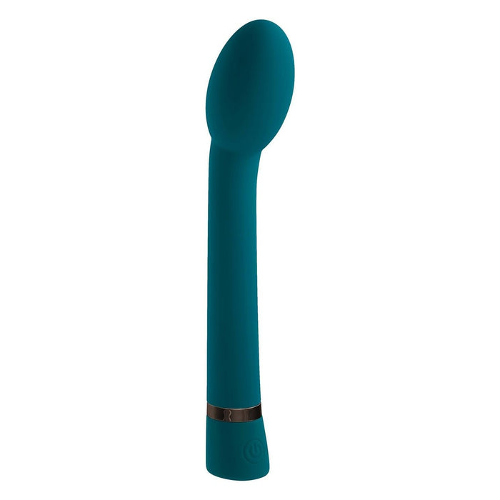 Universal On The Spot green vibrator with 10 modes and oval tip