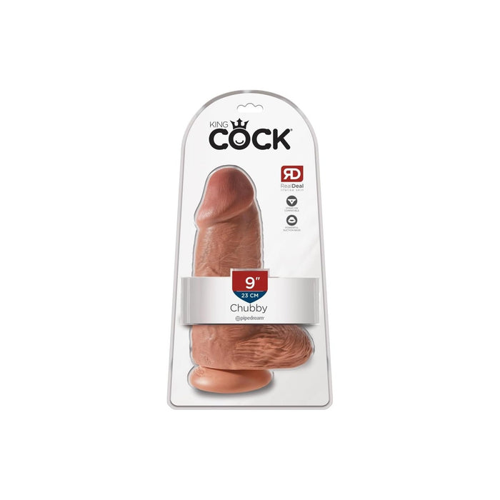 King Cock Chubby Tan Dildo 9 inches – realistic and firm
