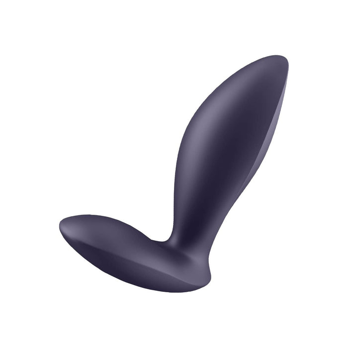 Vibratorius Power Plug: kūniškas silikonas, 9 cm, vandeniui atsparus, valdomas per programėlę