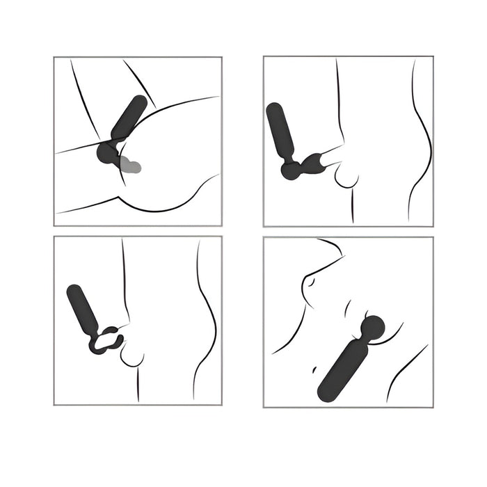 Couples Choice vibrating massager with 3 attachments 