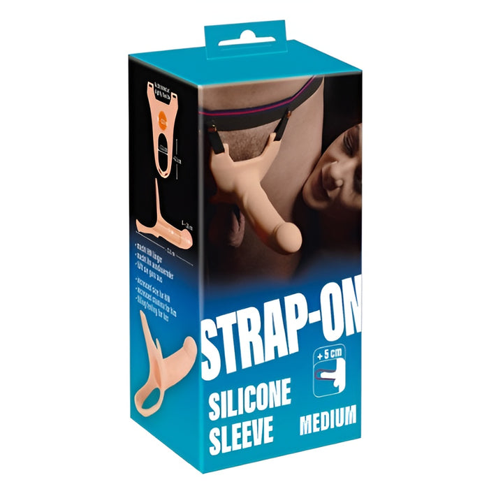 Silicone 13.5 hollow strapon 