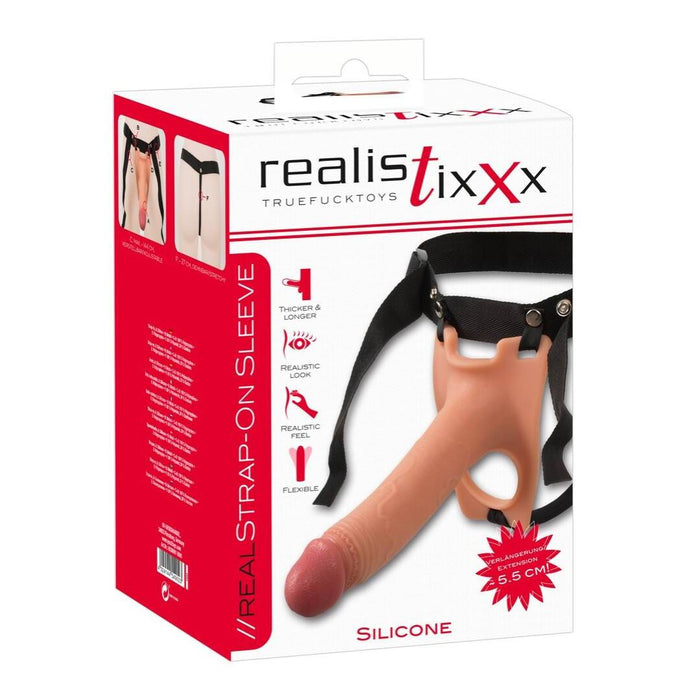 Realistixxx Strap On Sleeve prisegamas penis