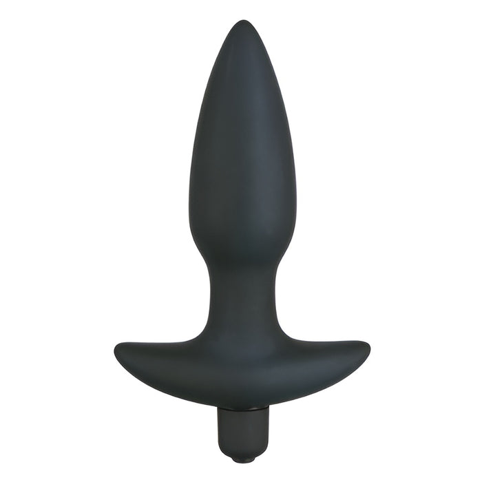 Black Velvets Medium Vibrating Anal Plug 