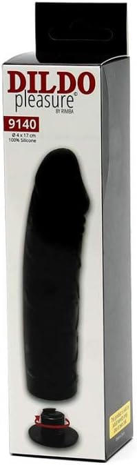 Juodas keičiamas dildo su diržu – 17 cm ilgio ir 4 cm skersmens