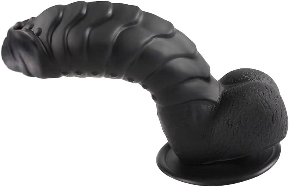 Classic Dildo with Rainbow Gradient Design and Strong Suction Head