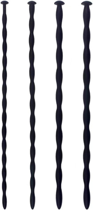 8 dalių silikoninių šlaplės praplėtimo lazdelės prostatos stimuliacijai, 3–10 mm