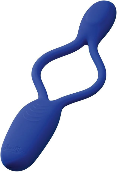 Flexxio couple vibrator made of high-hygiene silicone, blue
