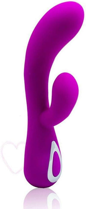 Smart LOVE Rechargeable Vibrator with Additional G-Spot and Clitoris Honey