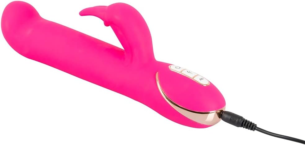 Pick Nick Pink Vibrator with Clitoral Stimulator and 7 Modes