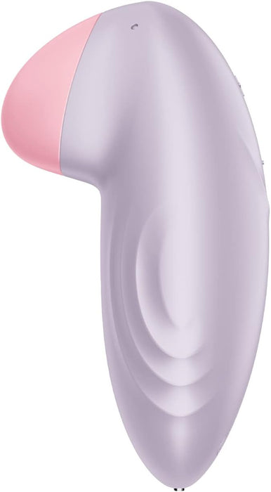 Tropinė Bluetooth vibratoriaus antgalis moterims – ergonomiškas, atsparus vandeniui