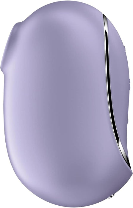 Dvigubo veikimo kompaktiškas moterų stimuliatorius su 11 slėgio bangų ir 12 vibracijos režimų