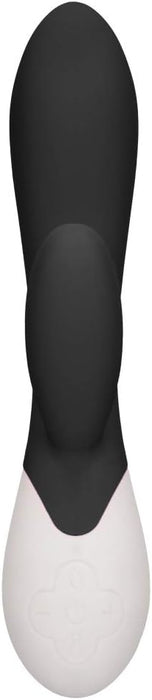 Rechargeable Heating G-Spot Vibrator Rabbit with 8 Modes Black