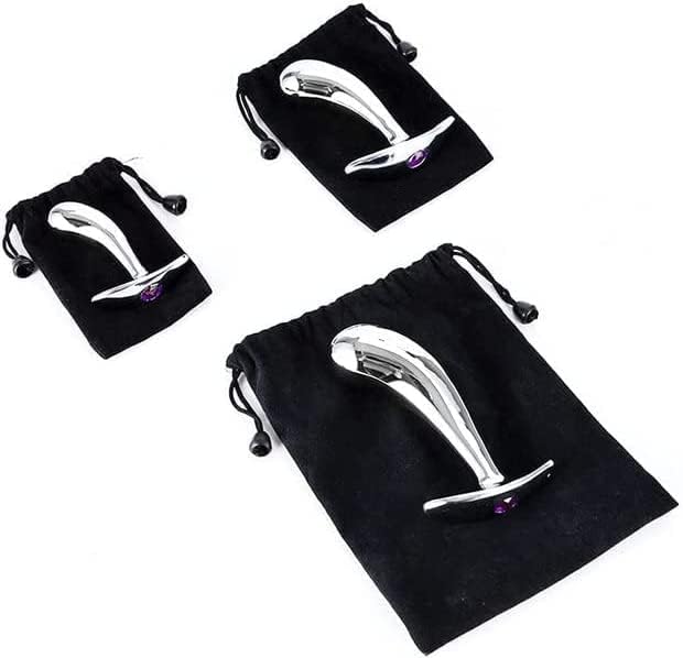 3-piece metal anal plug set - for beginners and advanced users