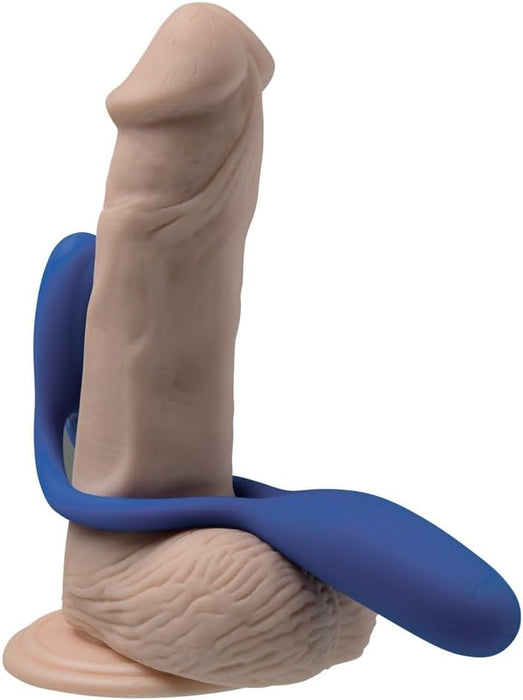 Flexxio couple vibrator made of high-hygiene silicone, blue