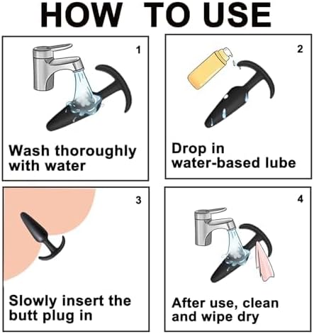3 dalių silikoninių analinių kaiščių rinkinys su 3 dydžiais vyrams ir moterims
