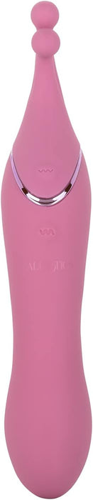 Double-sided massager with 7 vibration functions and safe silicone