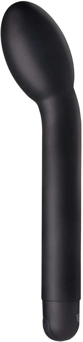 Black 6-inch vibrator with rounded tip for G-spot stimulation