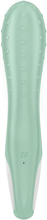 Inflatable G-spot vibrator with 12 vibration programs and silicone surface