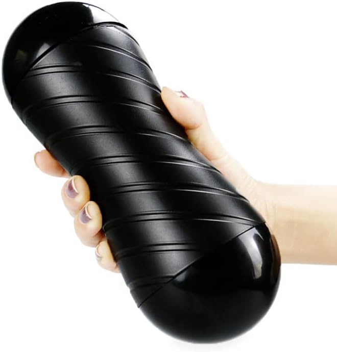 Realistiškas vyrams skirtas dvipusis masturbatorius su 3D tuneliu ir rankoms laisvu dizainu