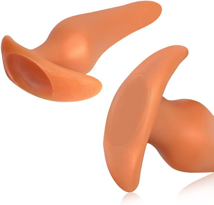 Super Soft Liquid Silicone Anal Plug with Secure Base Size M
