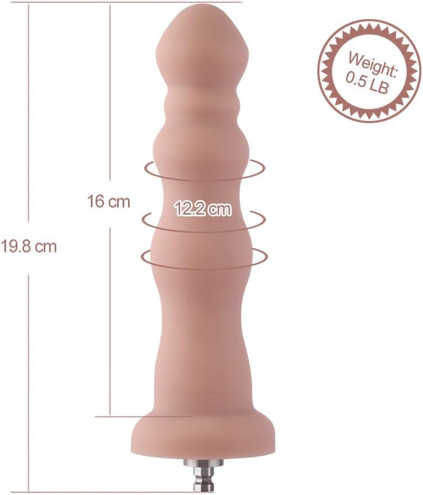 Premium silicone adapter with Kliclok system, 7.1 inches long