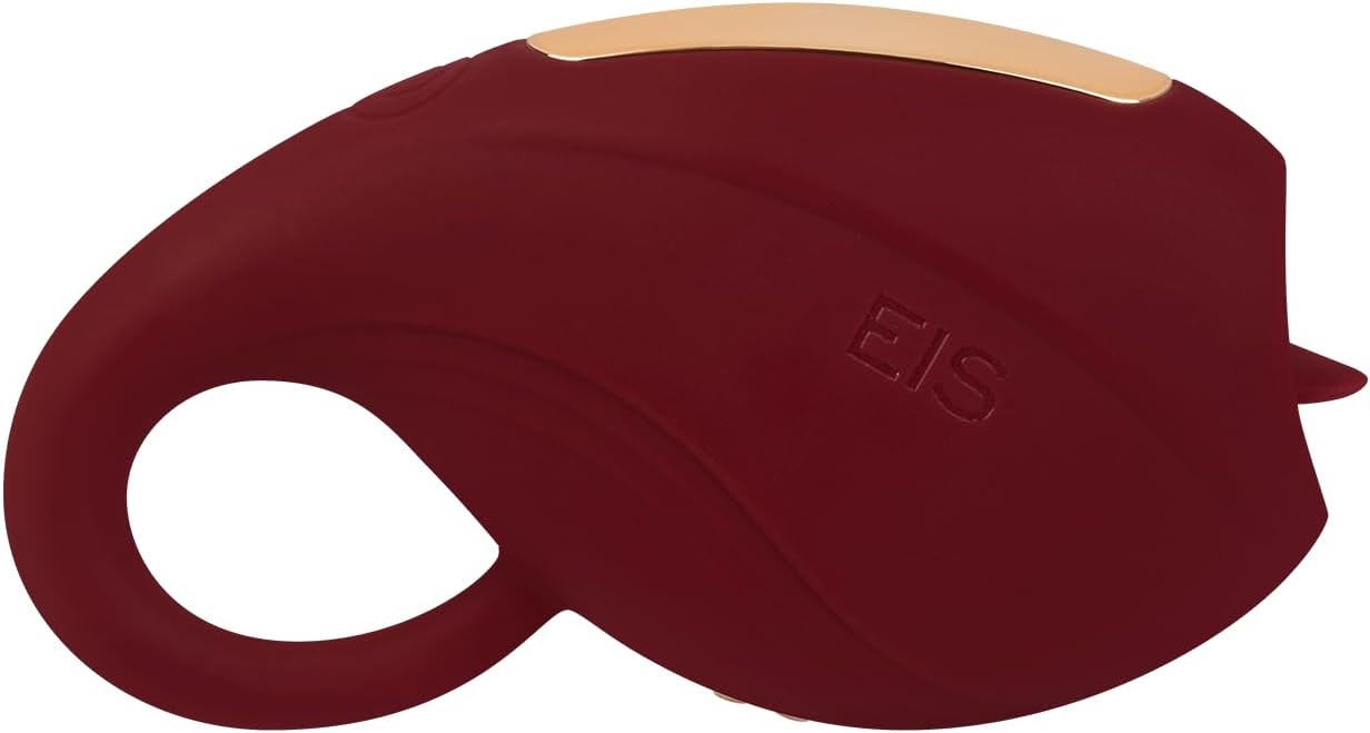 Silicone clitoral vibrator with rotating tongue, 9.6 cm, waterproof IPX7