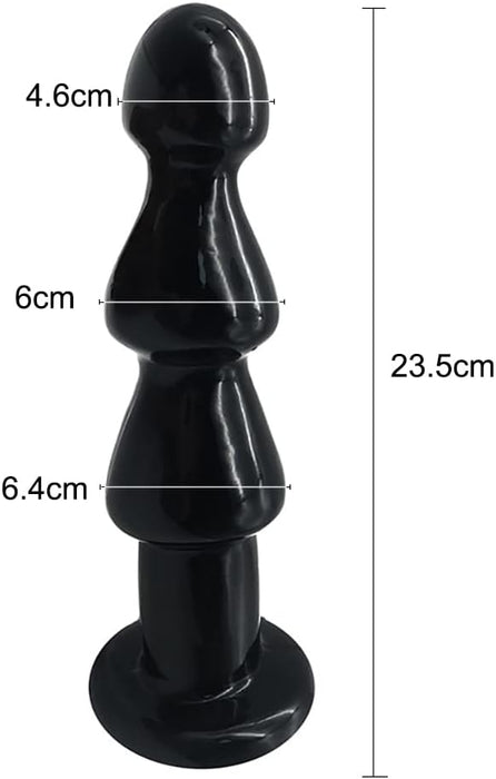 Deluxe Realistinis Dildo su Stipria Prisiurbimo Plokštele – 23,5 cm