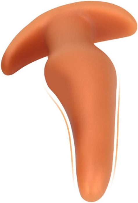 Super Soft Liquid Silicone Anal Plug with Secure Base Size M