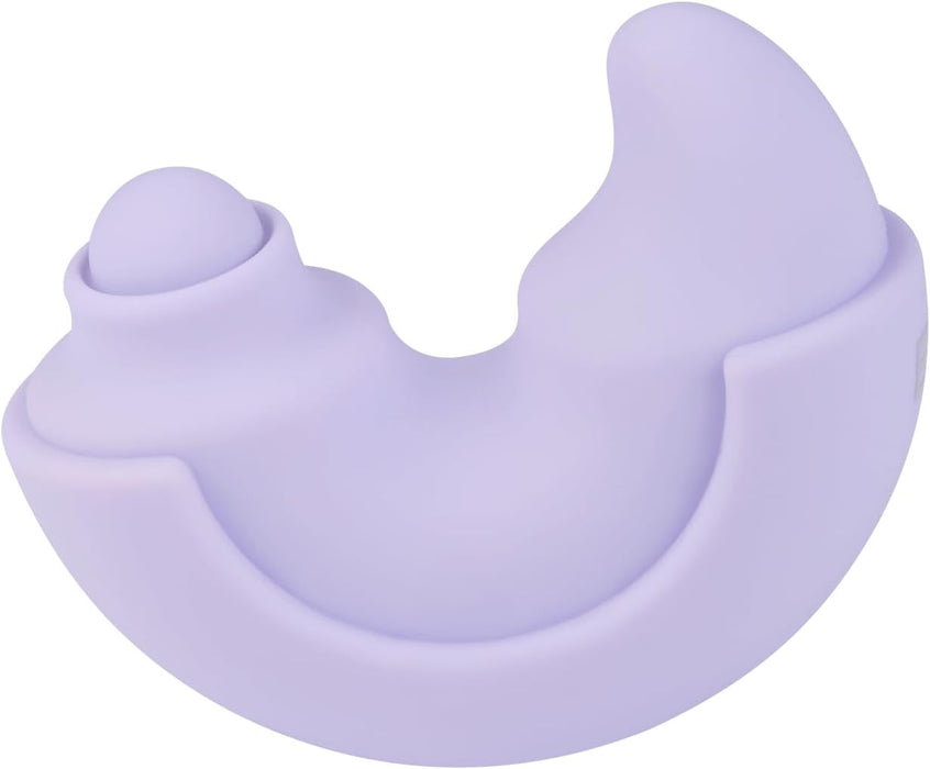 Discreet 7.6 cm silicone vibrator with two motors and 10 modes