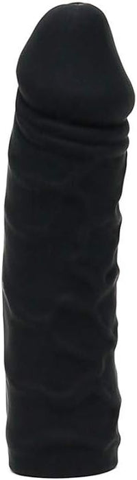 Juodas keičiamas dildo su diržu – 17 cm ilgio ir 4 cm skersmens