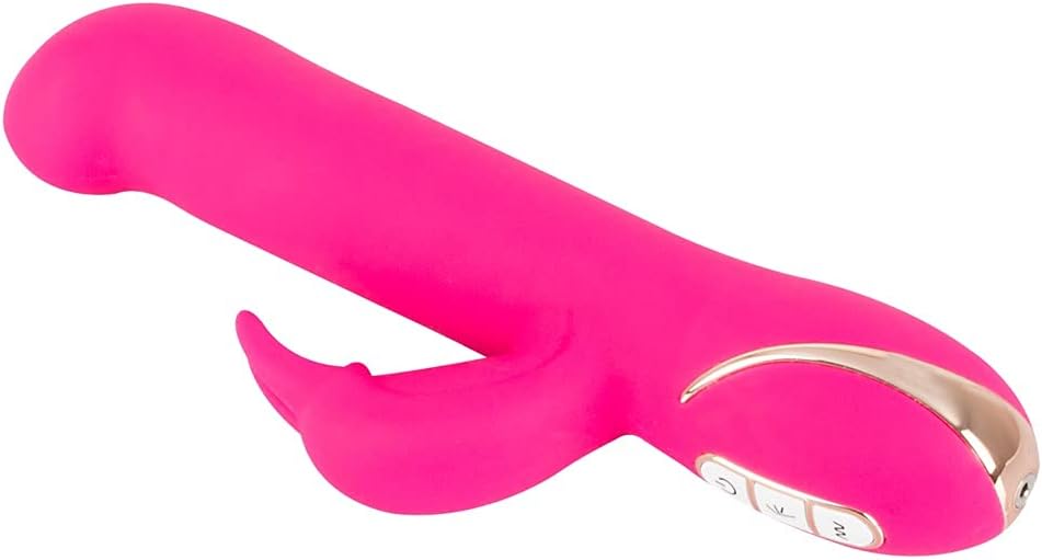 Pick Nick Pink Vibrator with Clitoral Stimulator and 7 Modes