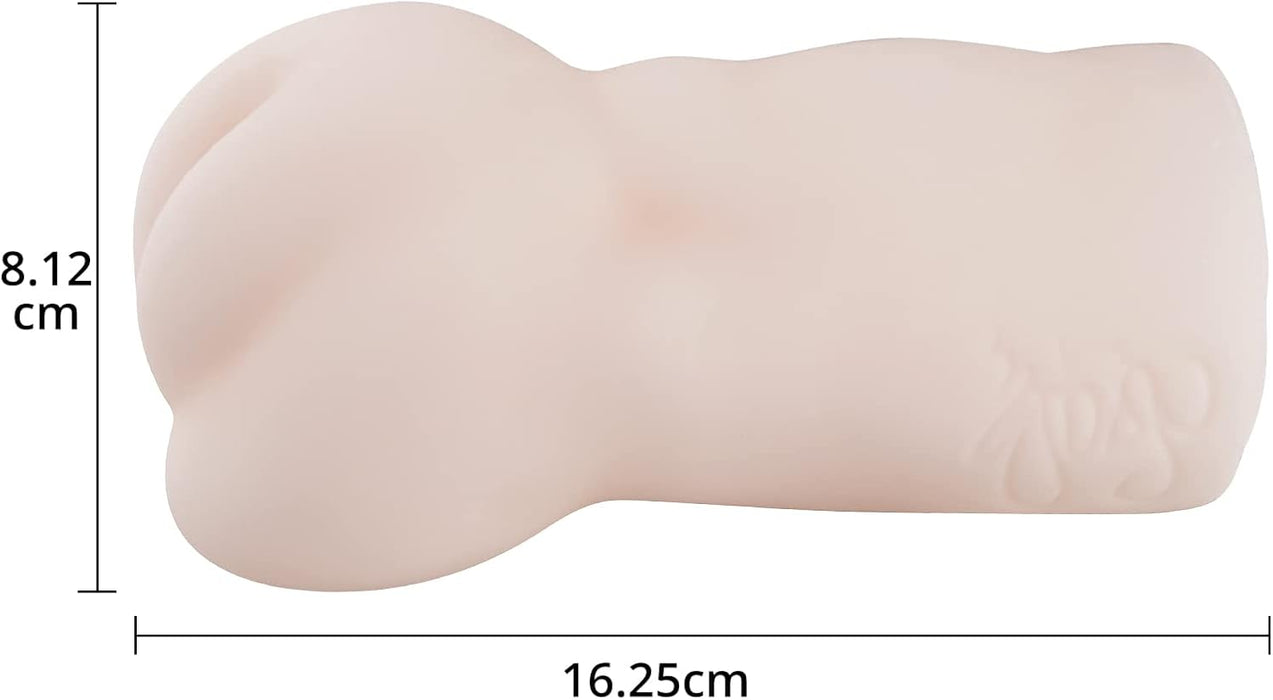 Natūralios odos jausmas – vyriškas masturbatoris su klitoriu ir lytinėmis lūpomis