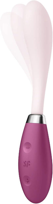 Lanksčias G-taško vibratorius su dviem galingais varikliais ir USB įkrovimu