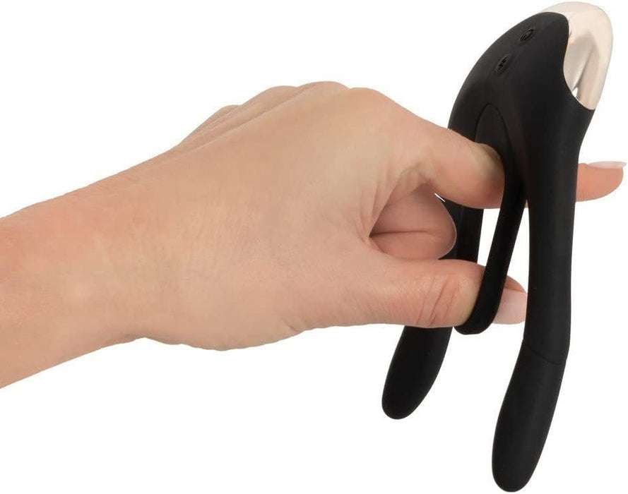 Elegantiškas porų vibratorius su beviele pulteliu ir 10 režimų