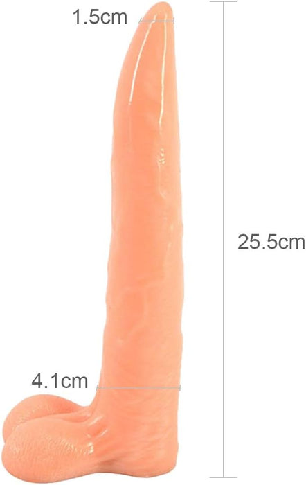25,5 cm ilgio Realistinis Elnių Formos Dirbtinis Dildo intymiai pramogai