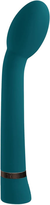 Universal On The Spot green vibrator with 10 modes and oval tip