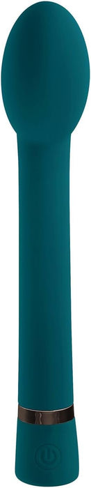 Universal On The Spot green vibrator with 10 modes and oval tip