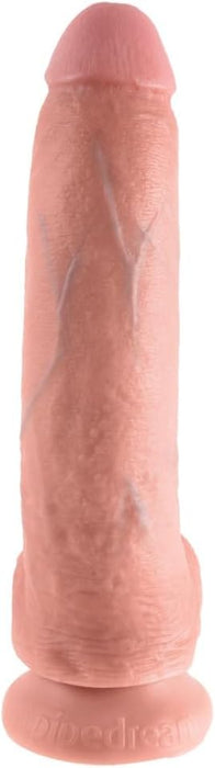 Royal 9 inch dildo with vibration and balls