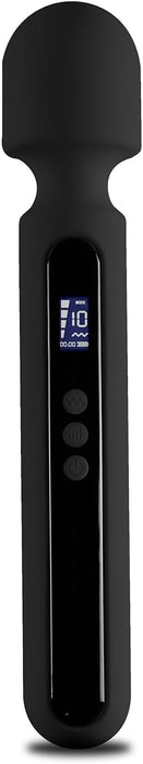 THE ROCK XXL Vibratorius su premium silikoniniu antgaliu ir galingu 10 režimų vibracija