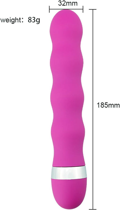G-spot vibrator made of silicone with 10 vibration modes, waterproof and battery-operated