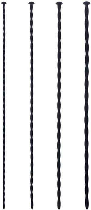 8 dalių silikoninių šlaplės praplėtimo lazdelės prostatos stimuliacijai, 3–10 mm