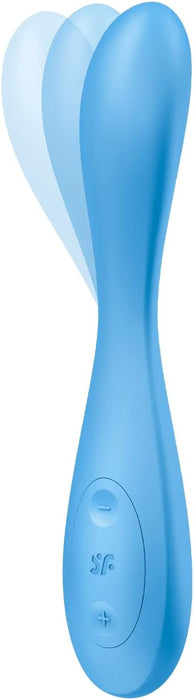 Flexible G-spot vibrator, app compatible, silicone, waterproof